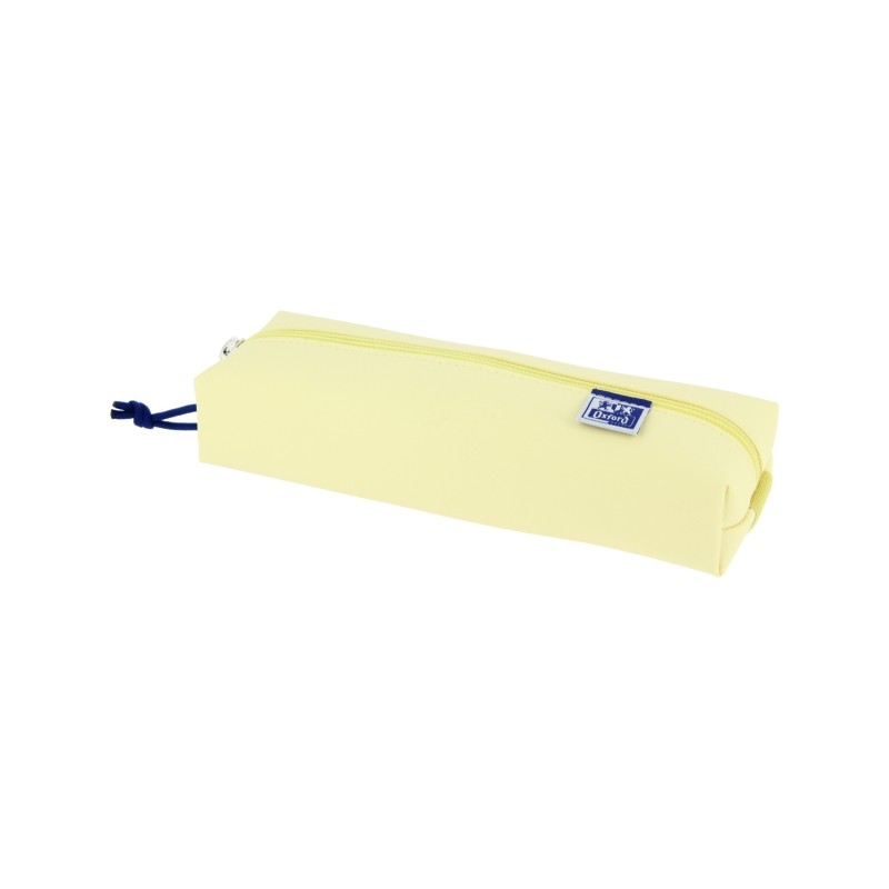 Astuccio rettangolare medio Oxford Live e Go - Materiale imbottito - Banda elastica per fissaggio al notebook - Colore g