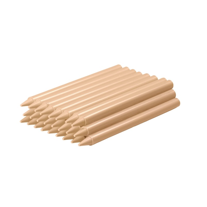 Jovi Plasticolor Astuccio da 25 pastelli a cera in plastica - Resistente - Non macchia - Resistente ai graffi - Finitura