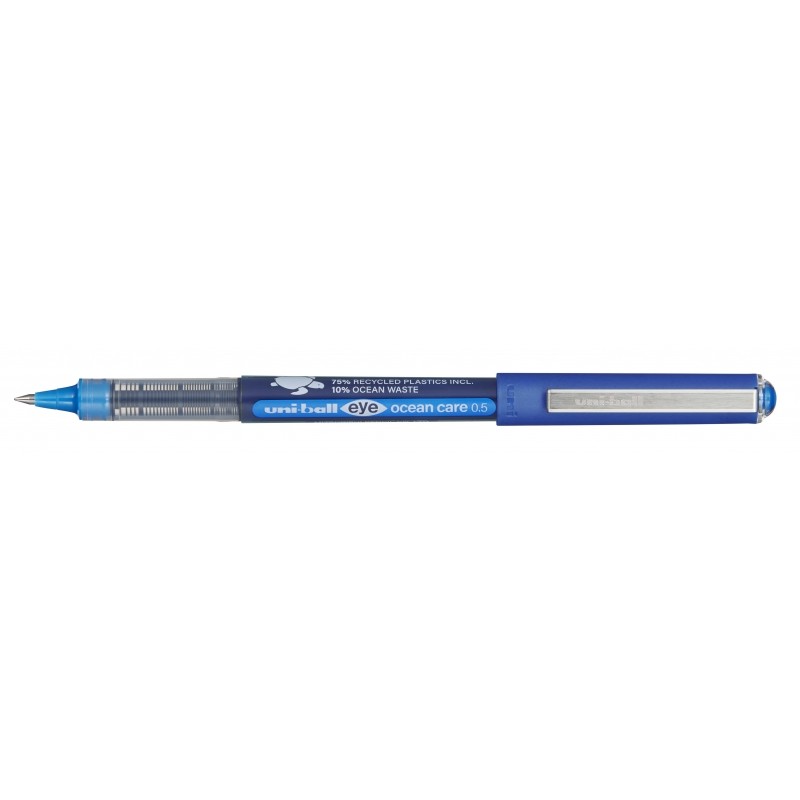 Uni-ball Eye Ocean Care UB-150ROP Penna a sfera a inchiostro liquido - Punta a sfera 0.5 mm - Inchiostro resistente all'