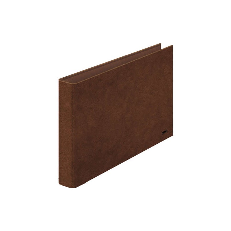 Dohe 2 Ring Binder Mixed 25mm Folio Folio Landscape - Cartoncino foderato - Carta stampata e laminata - Colore pelle