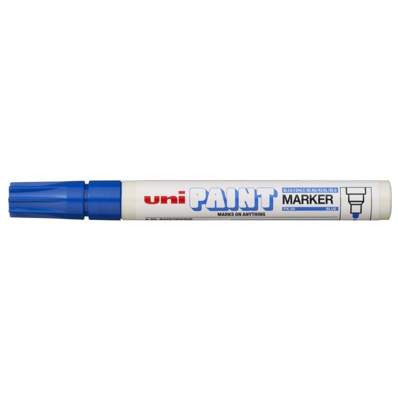 Uni-ball PX-20 Paint Marker - Punta acrilica 2.2-2.8 mm - Permanente su tutte le superfici - Resistente alla luce e all'