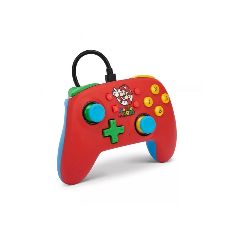 Controllore cablato PowerA Nano per Nintendo Switch - Mario Medley