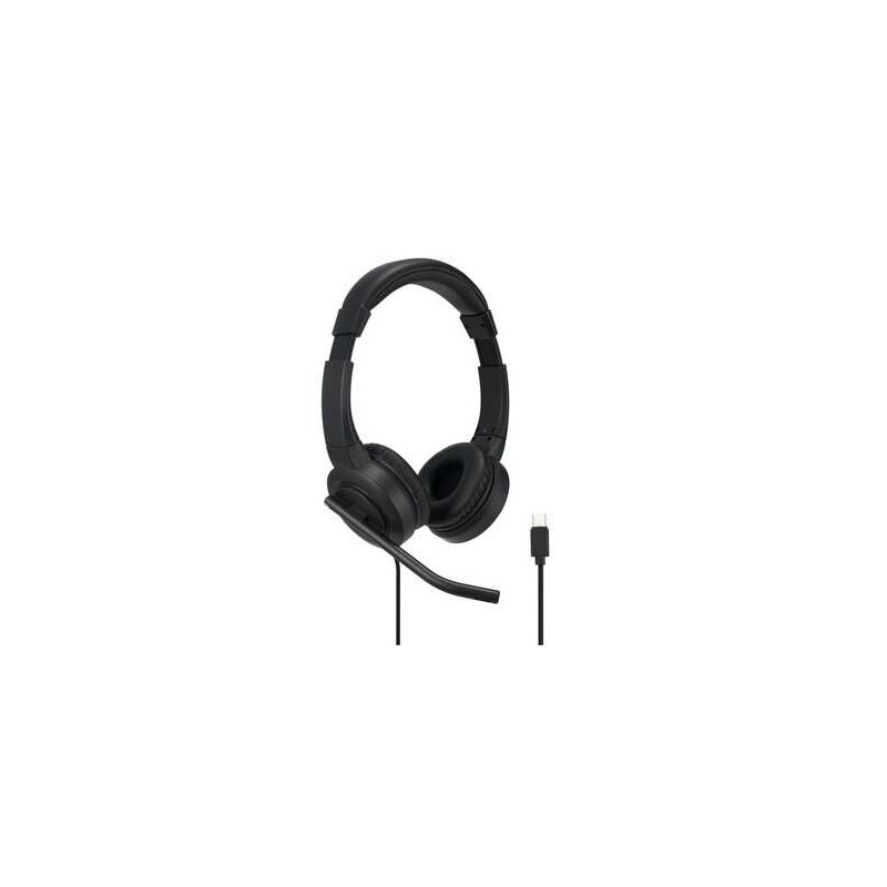 Cuffie Kensington H1000 USB-C con microfono - Archetto regolabile - Padiglioni auricolari imbottiti - Controlli sul cavo