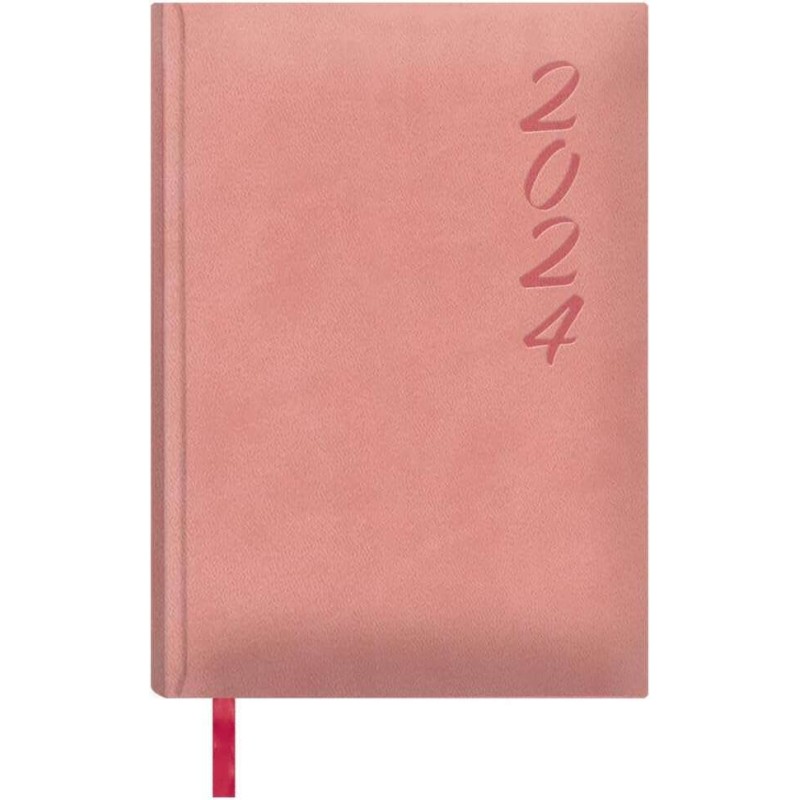 Dohe Brasilia Planner annuale - Pagine giornaliere - Copertina in similpelle - Osso in bianco - Sabato e domenica stessa