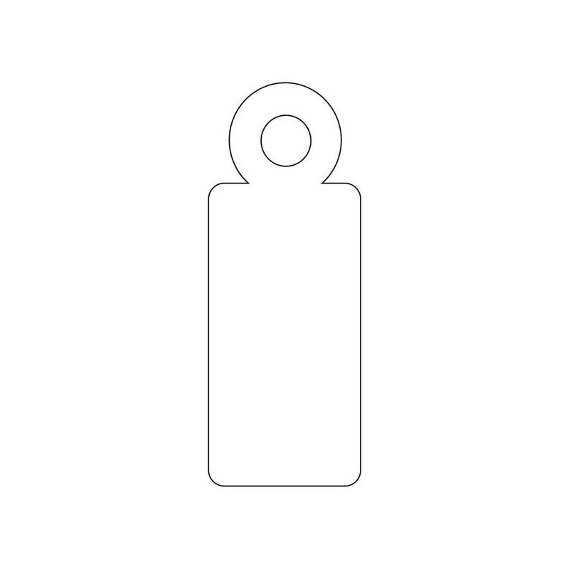 Apli White Hang Tags 9 x 24 mm 200 pz.