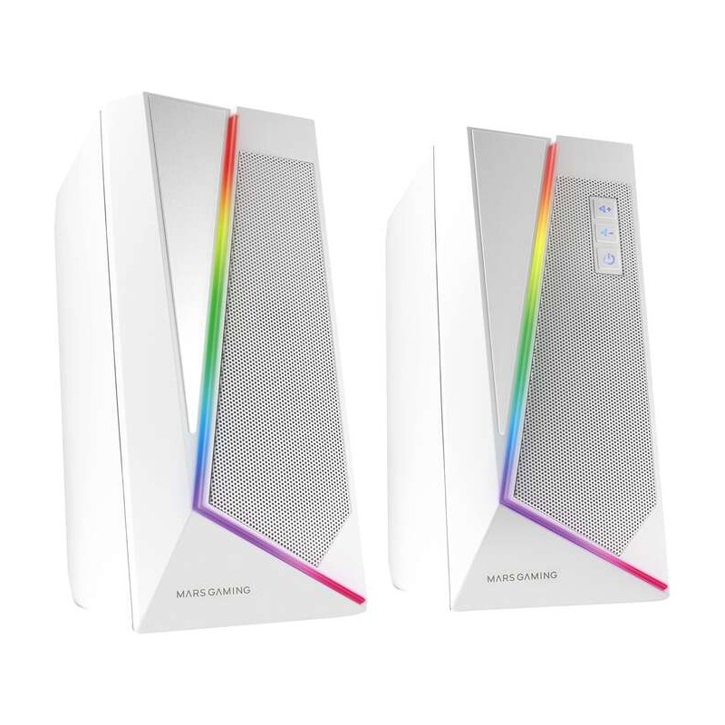 Mars Gaming Impact Altoparlanti 20W DSP RGB Bluetooth 5.0 - Alimentazione USB - Spazialità multilivello - Illuminazione