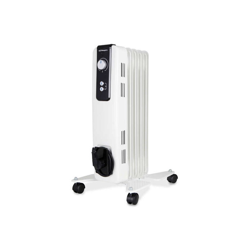 Orbegozo RH Radiatore a olio compatto - Potente e silenzioso - 2 livelli di potenza - Termostato regolabile - Sicurezza 