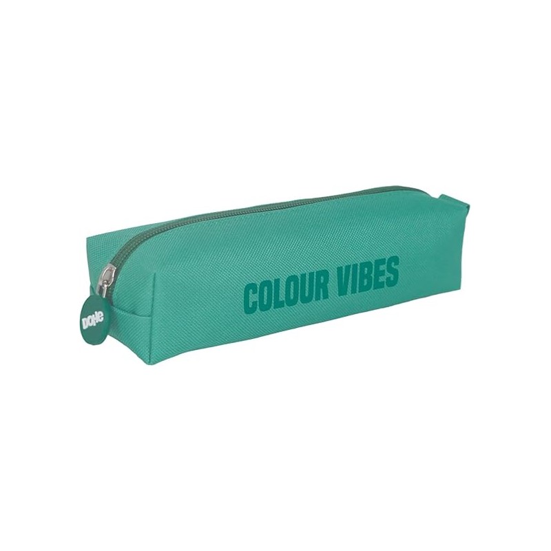 Dohe Colour Vibes Square Tote Bag - Chiusura con zip e tirante in gomma - Colore verde