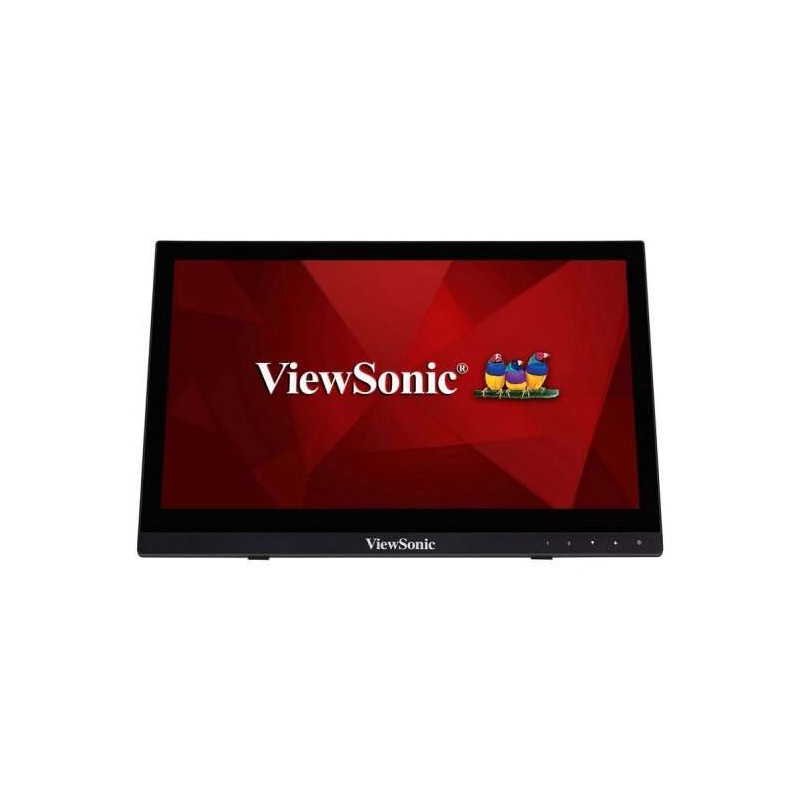 Monitor LCD touchscreen ViewSonic 16 HD - Fino a 10 punti di contatto - Risposta 12ms - Altoparlanti 2W - Angolo di visi