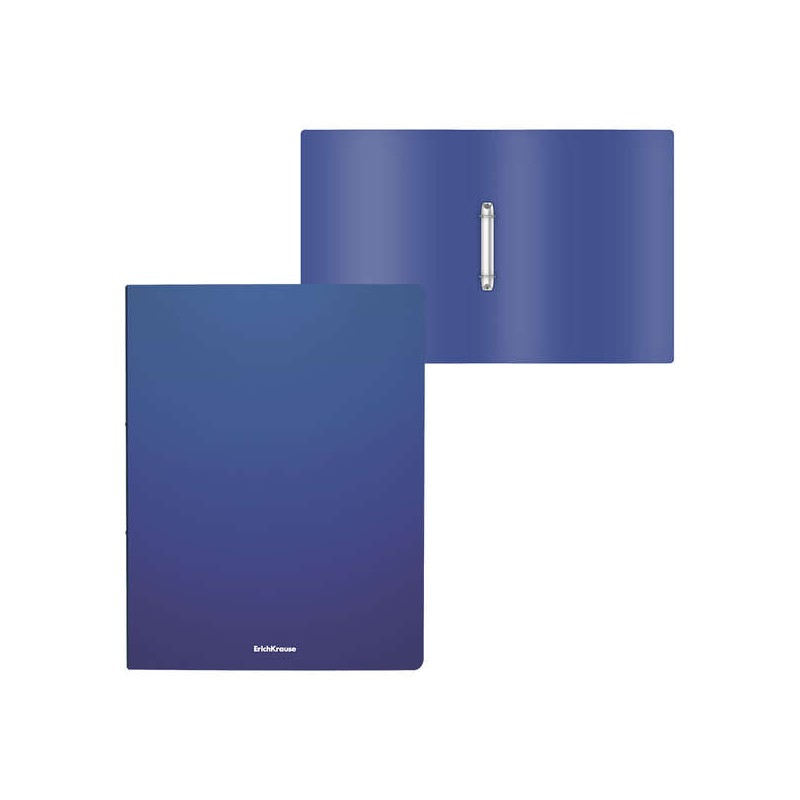 Erichkrause Raccoglitori classici opachi a 2 anelli 24 mm - Formato A4 - Blu
