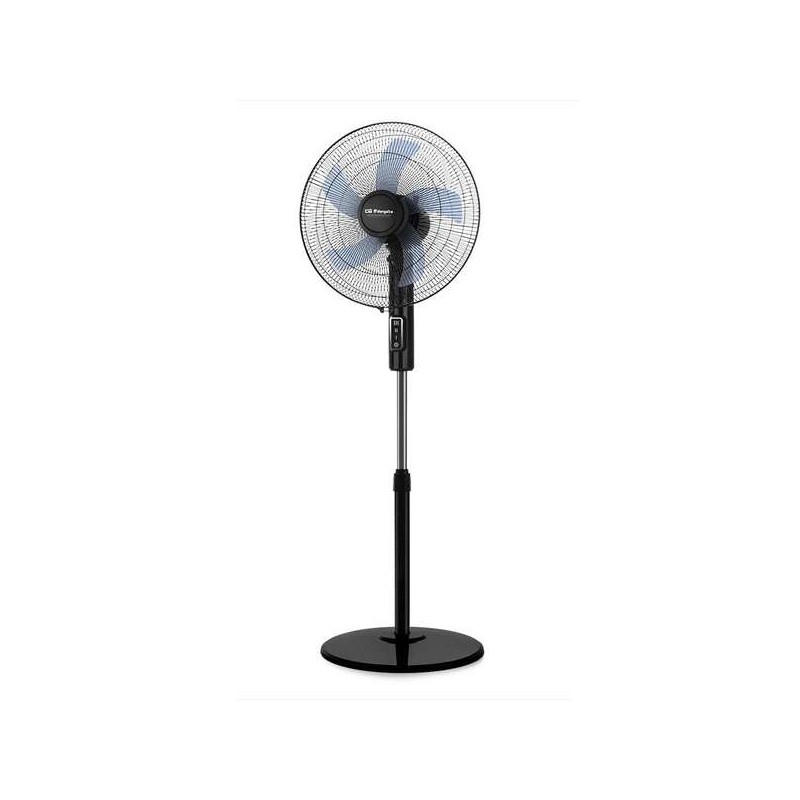Ventilatore a piedistallo Orbegozo SF 1140 - Prestazioni potenti con 3 velocità di ventilazione - Testa girevole multir