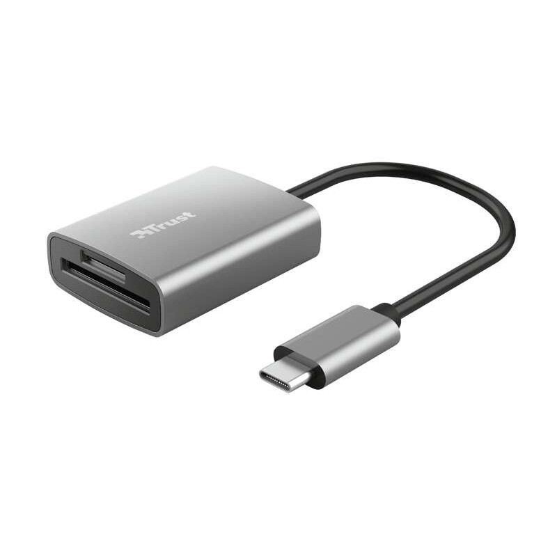 Lettore di schede USB-C Trust Dalyx - SD. MicroSD - Alluminio