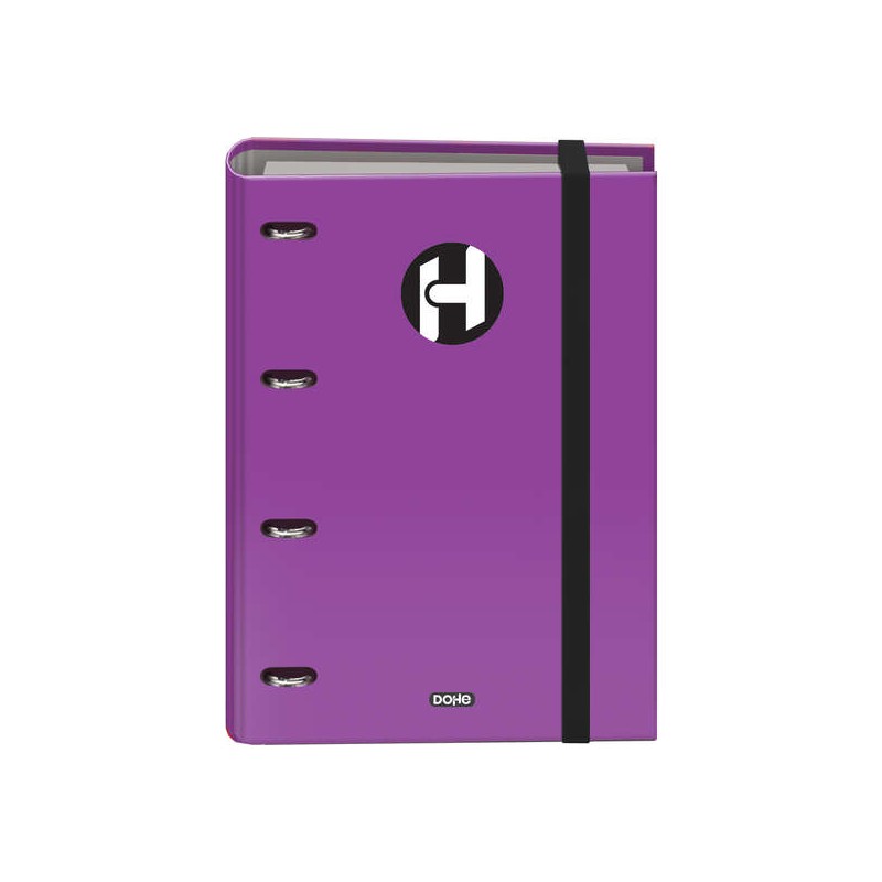 Dohe Serie Icon formato A4 Raccoglitore a 4 anelli con 4 fori - Punzonatura a 4 fori - Punzonatura a 4 fori - Punzonatur