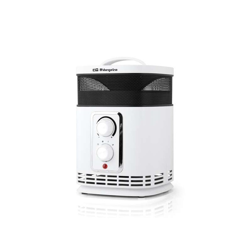 Orbegozo CR 6025 Enviroheat Heater - Riscaldamento a 360° - Potenza 1500W - Design moderno - Termostato regolabile - Mo