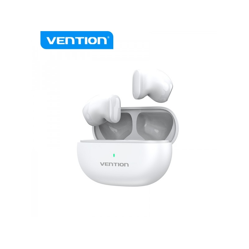 Vention Cuffie Bluetooth 5.3 con custodia di ricarica - 6 ore di autonomia - Tiny T12 - Bianco