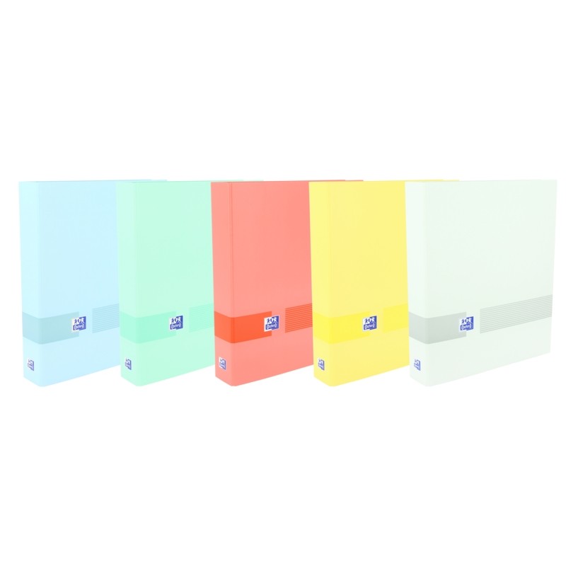Oxford e You A4+ Raccoglitore a 4 anelli D 40 mm - Formato A4+ - Capacità 450 fogli - Copertina morbida - Dorso 60 mm -
