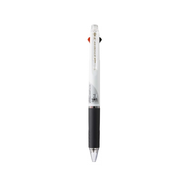 Uni-ball JetStream SXE3-400-10 Penna a sfera multipla - Punta a sfera da 1 mm - Inchiostro resistente all'acqua e alla l