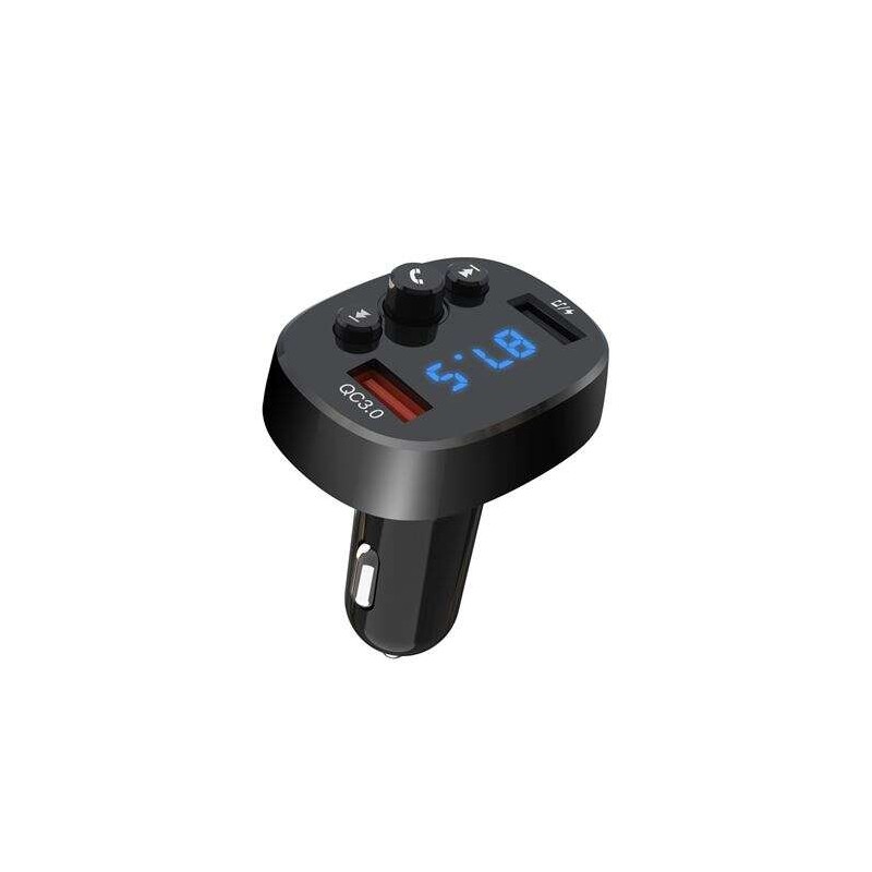XO BCC03 Trasmettitore FM Bluetooth per auto 18W a ricarica rapida - Display a LED - Frequenze 87.5 - 108.0MHz - 1x port