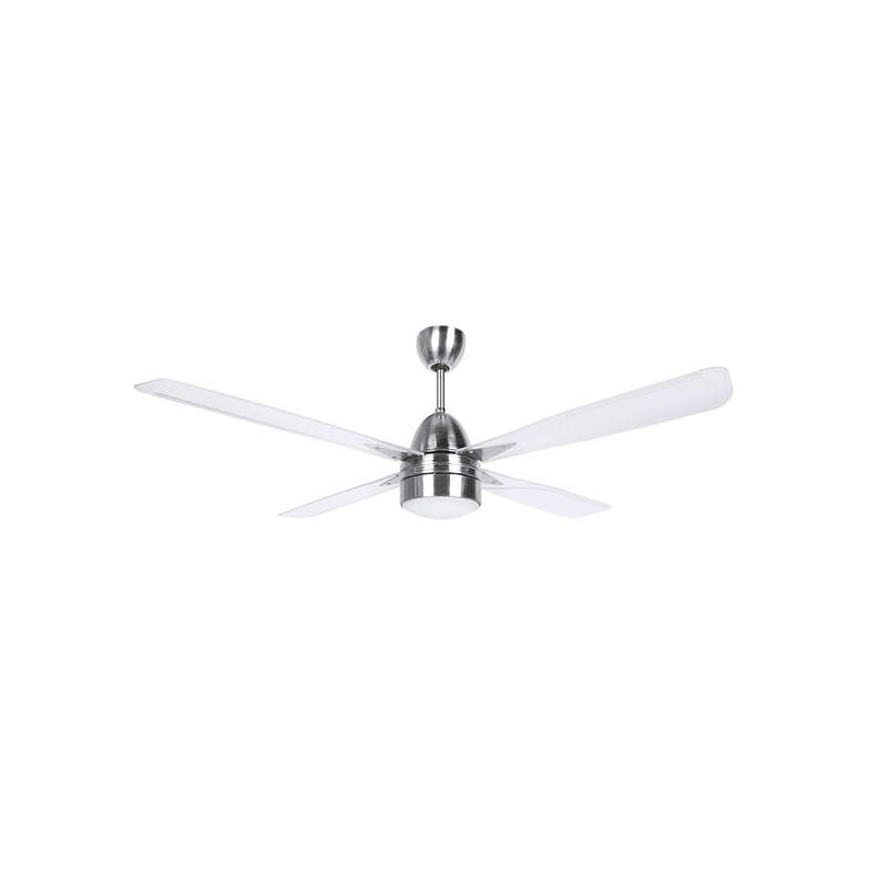 Orbegozo CP 71132 Ventilatore da soffitto in acciaio inox - Potente e decorativo - Sistema di ventilazione reversibile -