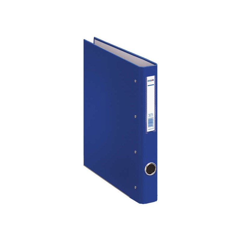 Dohe Raccoglitore a 4 anelli misto 25mm Folio - Dimensioni 285x350x45mm - Porta anelli e carte nel dorso - Foderato in c