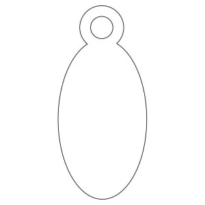 Apli White Hang Tags 11 x...