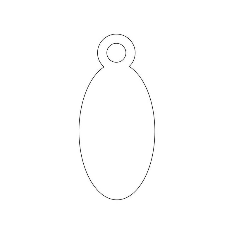 Apli White Hang Tags 11 x 24 mm 1.000 pezzi.