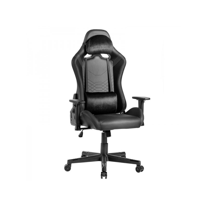 Mars Gaming MGC-PRO Sedia da gioco - Pelle PU - Cuscini soft-touch - Braccioli 2D - Schienale reclinabile a 135° - Supp