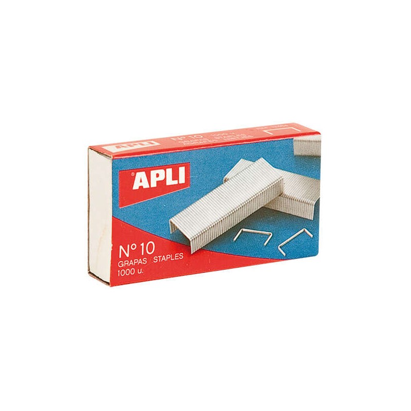 Graffette Apli zincate argento brillante - Ø 0.53 mm - Precise e durevoli