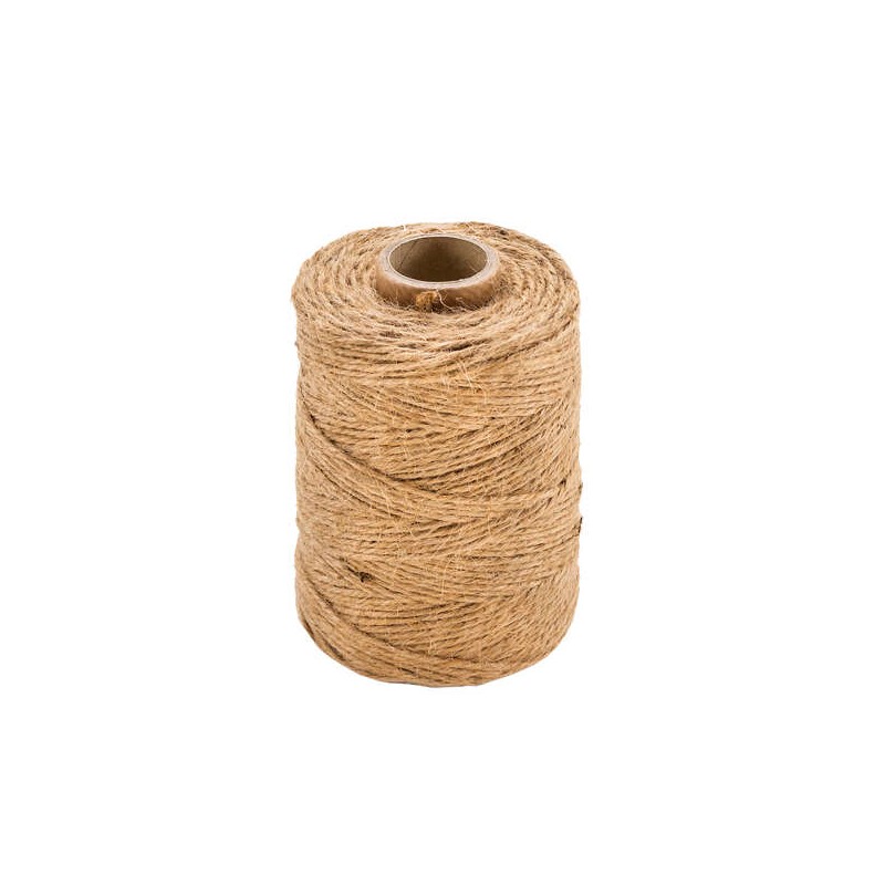 Bobina di corda di iuta Dohe - 160 metri - 3 fili - 200 g - Speciale per pacchi