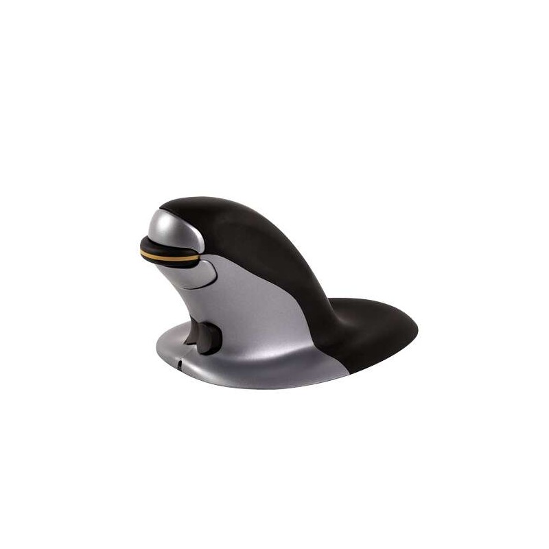 Mouse wireless verticale ergonomico ambidestro Fellowes Penguin - Scorrimento rapido e preciso - Posizionamento ergonomi