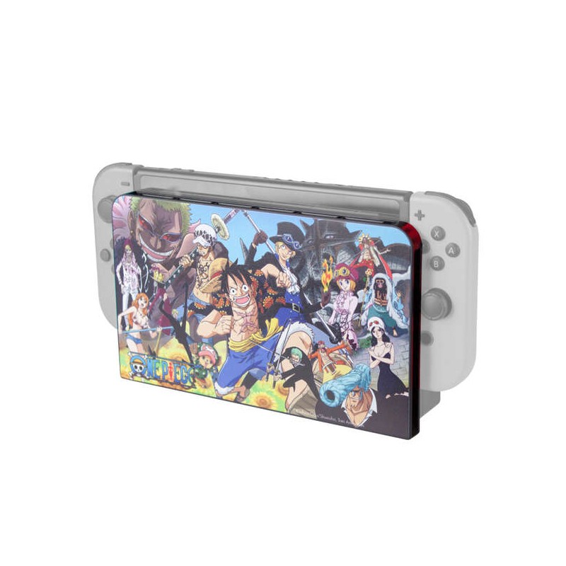 FR-TEC Custodia protettiva One Piece Nintendo Switch One Piece Dressrosa - Protegge il Dock e previene i graffi - Includ