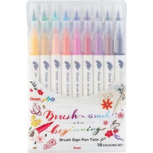 Pentel Brush Sing Pen...