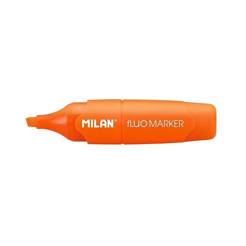 Evidenziatore a capsula Milano - Punta smussata 2 - 4 mm - Colore arancione