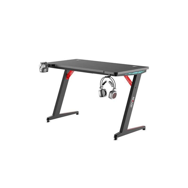 Muvip PRO300 Tavolo da gioco in fibra di carbonio con luce RGB - Solido - Ampia superficie - Portabicchieri - Gancio per