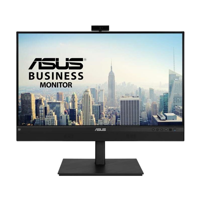 Monitor Asus 23.8 LED IPS FullHD 1080p - Risposta 5ms - Regolabile in altezza. girevole e inclinabile - Webcam. altoparl
