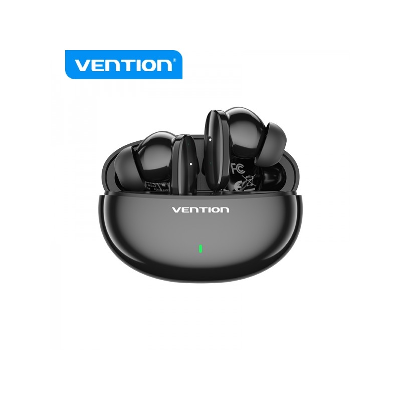 Vention Cuffie Bluetooth 5.3 con custodia di ricarica - Autonomia 7 ore - Colore nero