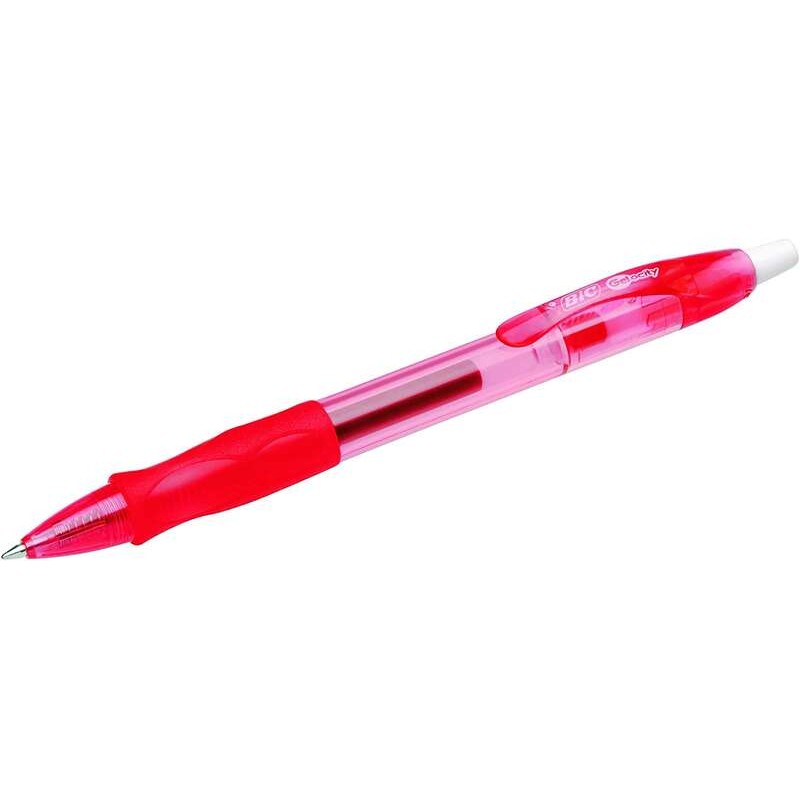 Bic Gel-ocity Original Penna a sfera retrattile a inchiostro gel - Punta media 0.7 mm - Ricaricabile - Impugnatura in go