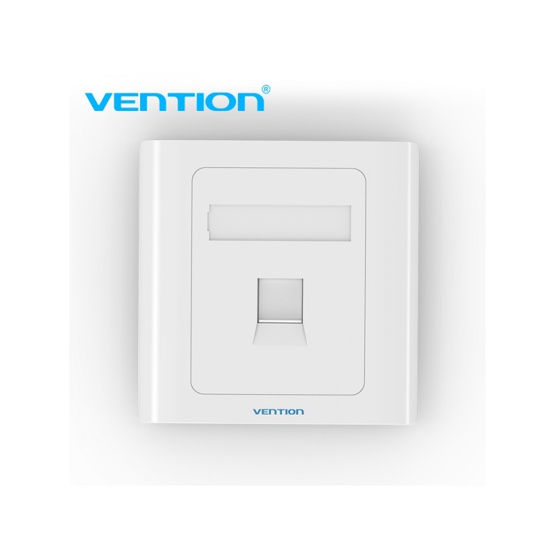Piastra a parete Vention tipo 86 - 1 porta RJ45 - Connessione Ethernet