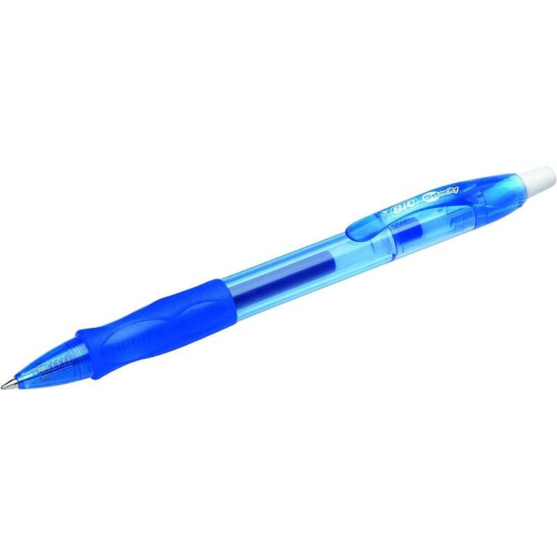 Bic Gel-ocity Original Penna a sfera retrattile a inchiostro gel - Punta media 0.7 mm - Ricaricabile - Impugnatura in go
