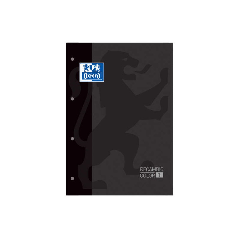 Quaderno Oxford School Classic - Formato A4 - Copertina morbida - Incollato - Griglia 5x5 - 80 fogli - Colore nero