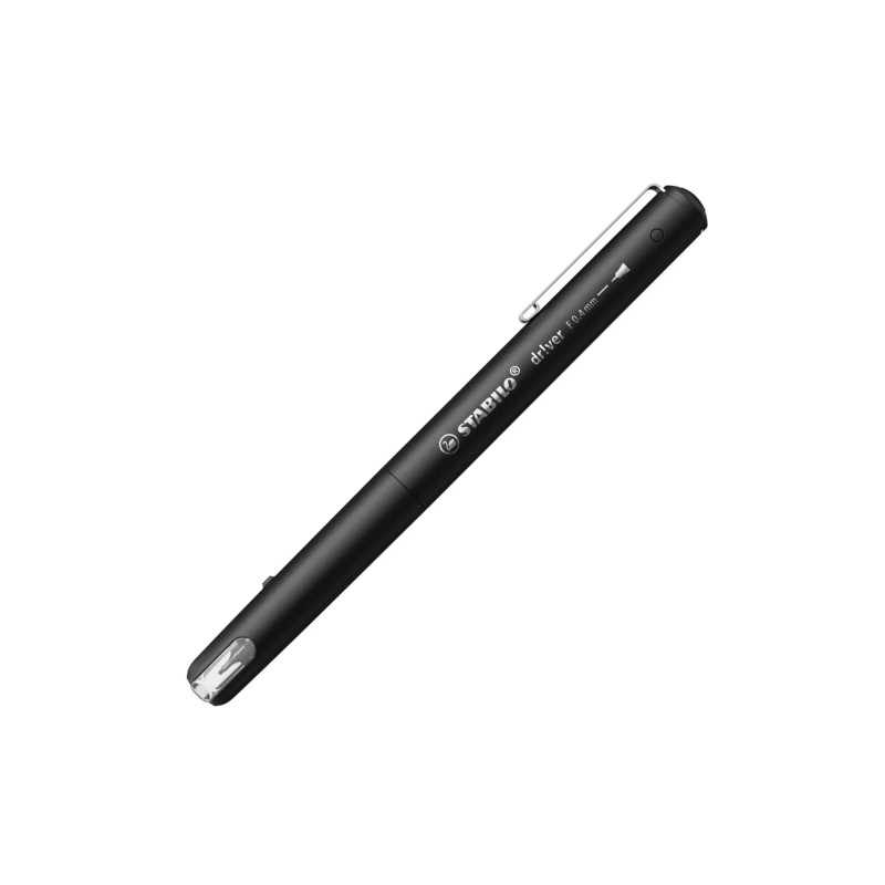 Stabilo Dr!ver Penna a punta fine 0.4 mm - Inchiostro a base d'acqua a prova di sbavature. inodore - Realizzato con il 9