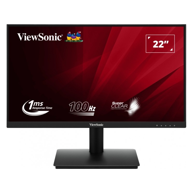 Monitor Viewsonic 21.5 VA220-H LED FullHD - 100Hz - Risposta 1ms - Angolo di visione 178º - 16:9 - Pannello MVA -VGA - 