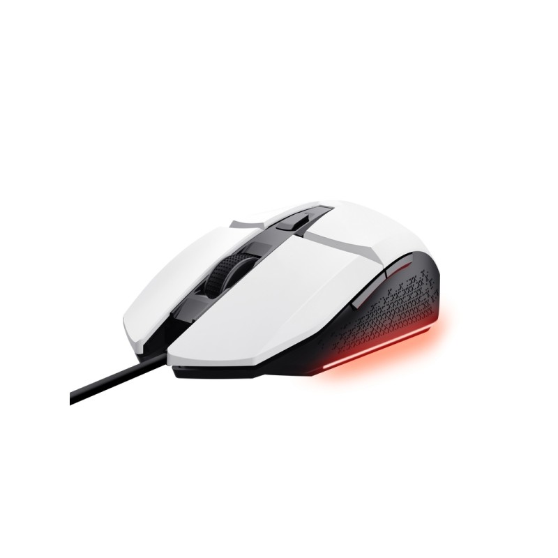Mouse da gioco illuminato Trust Felox - Velocità regolabile 200-6400 DPI - 3 impostazioni LED multicolore - 6 pulsanti 