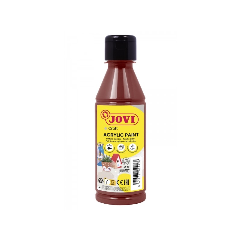Jovi Jovidecor Acryl Vernice Acrilica Satinata - Alto potere coprente - Facile da applicare - Resistente all'acqua e al 