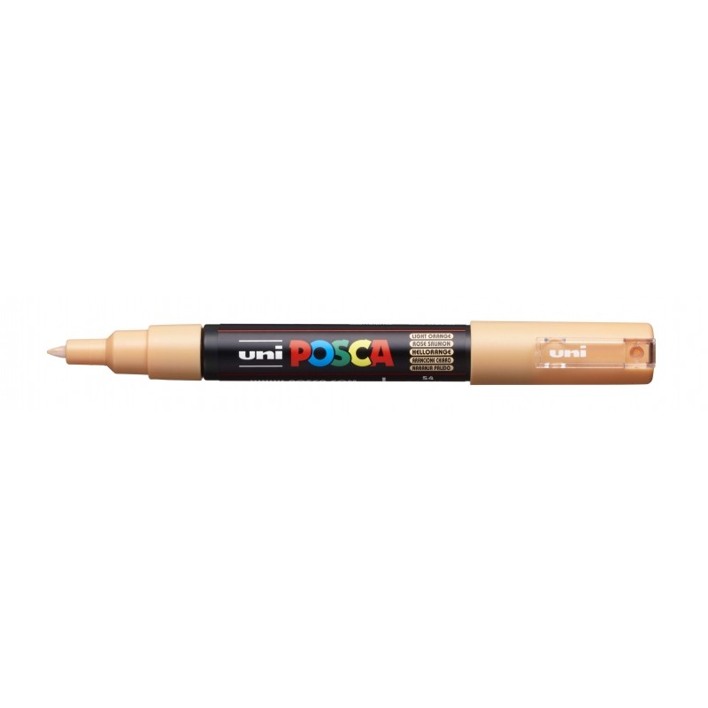 Posca PC-1MM Pennarello - Punta conica in poliestere 0.7 mm - Inchiostro a base d'acqua - Non permanente - Resistente al