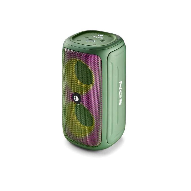 NGS Roller Beast Altoparlante Bluetooth 32W TWS - Illuminazione RGB - Autonomia fino a 30h - Resistente all'acqua IPX5 -