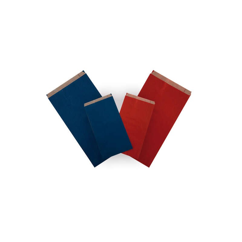 Buste Apli Kraft Blu 18x32x6 - Carta Kraft 50g/m² - Riutilizzabili e riciclabili - Confezione da 250 pezzi