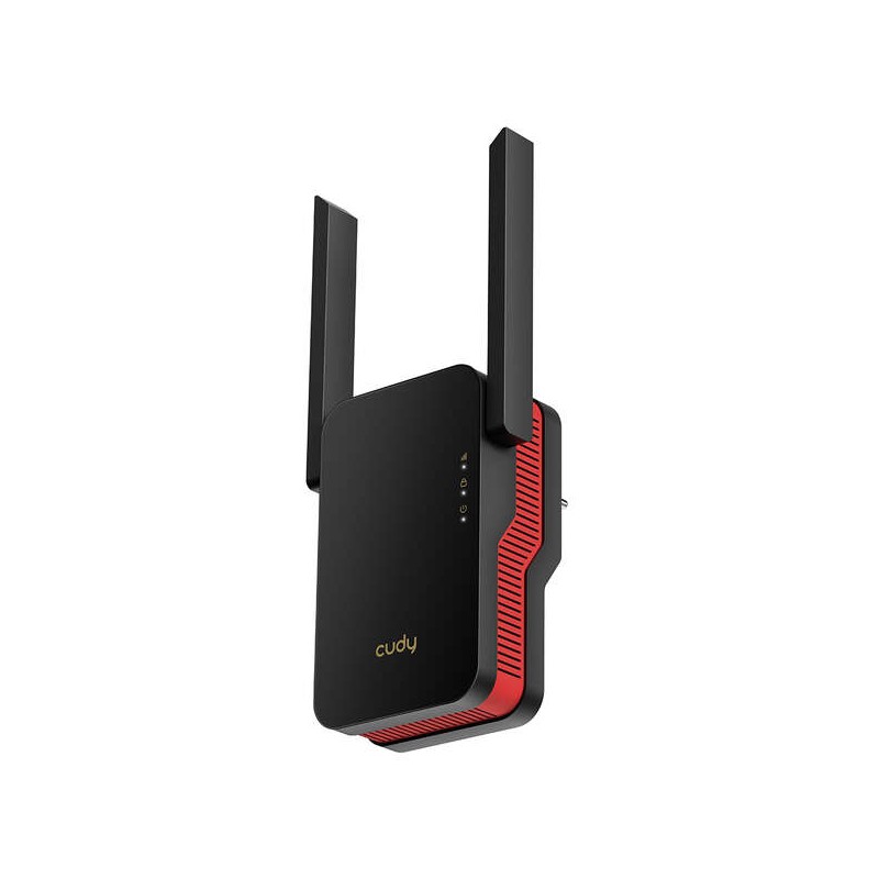 Cudy RE3000 Range Extender AX3000 WiFi 6 Dual Band - Fino a 2402Mbps - Pulsante WPS - 2 antenne esterne + 1 interna - Co