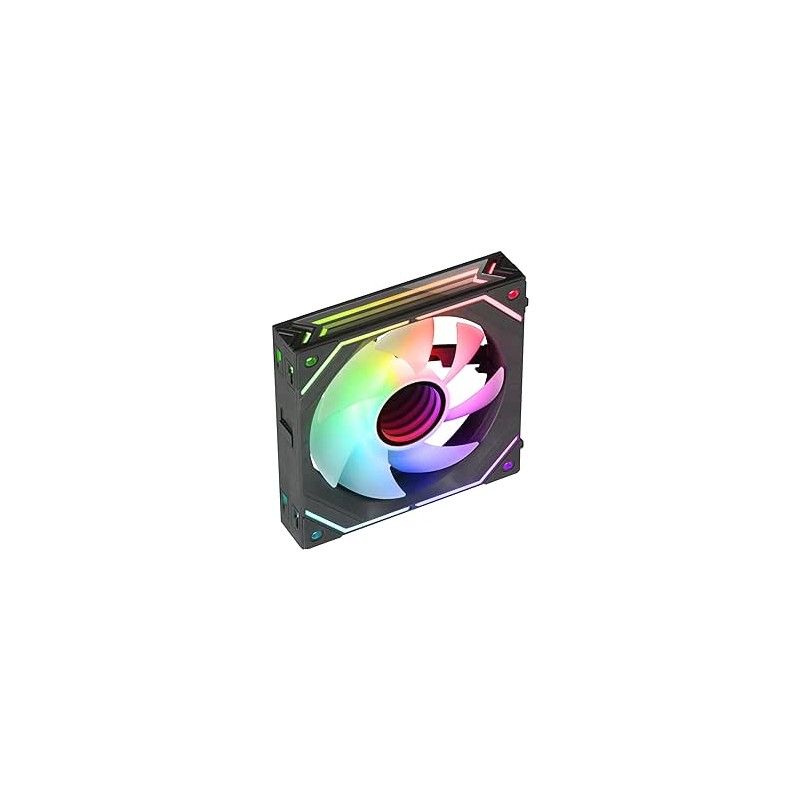 Mars Gaming MF-LINKFINITY Ventola PWM modulare - Illuminazione Infinity Mirror 360° - Connessione LINKFINITY modulare -