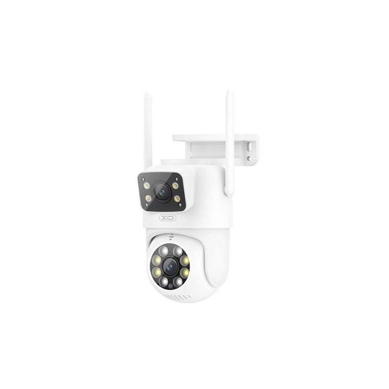 XO CR06 Doppia telecamera di sorveglianza WiFi - FullHD - Rilevamento del movimento - Visione notturna - Audio bidirezio